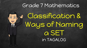[Math 7] SET |  Classification and Ways of Naming a SET in Tagalog