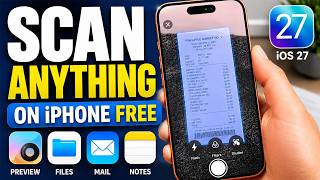 Stop Using Scanner Apps! Scan Anything FREE on iPhone