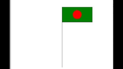 Bangladesh National Flag Drawing || Python Language