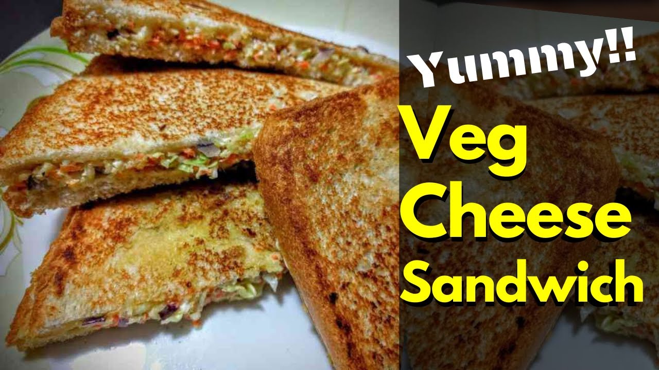 Vegetable Sandwich Recipe in Tamil Veg Sandwich Indian style How to make Cheese bread