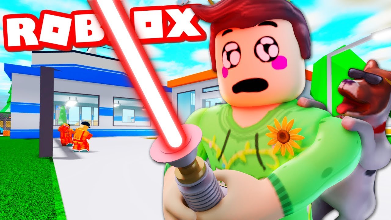 JAG FICK ETT LASERSVÄRD I ROBLOX MAD CITY