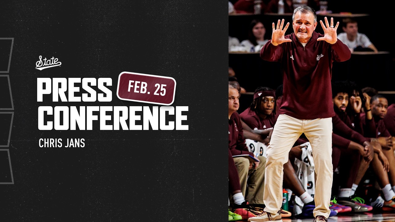 Chris Jans Postgame Press Conference at Alabama - 2/25/26 replay thumbnail