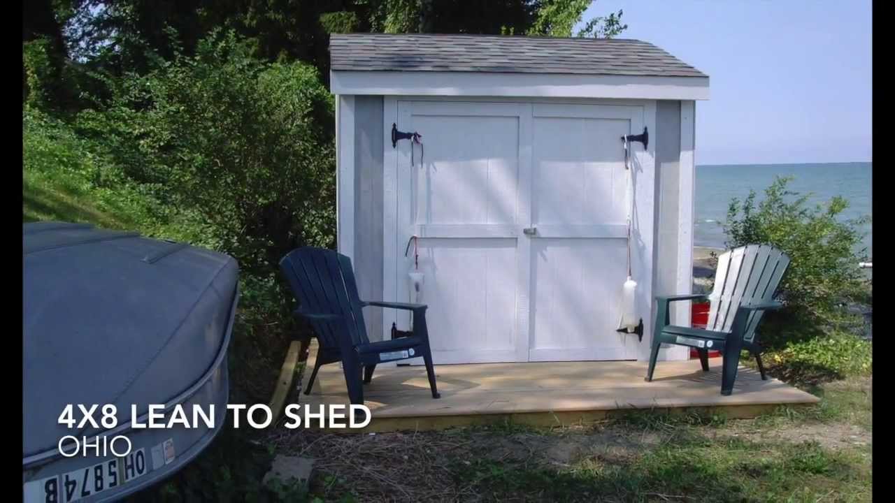 lean to shed plans from icreatablestv - youtube