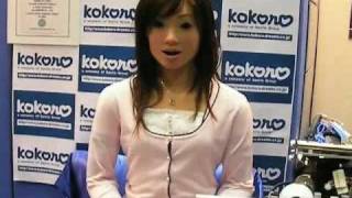 女性型ロボットアクトロイド「Kokoro」