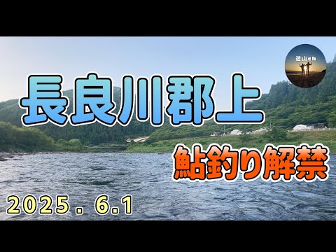2025 6/1 鮎釣り解禁 長良川郡上釣行 - YouTube