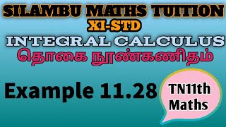 Example 11.28|TN11th Maths|Chapter 11|Integral Calculus|in Tamil|in English