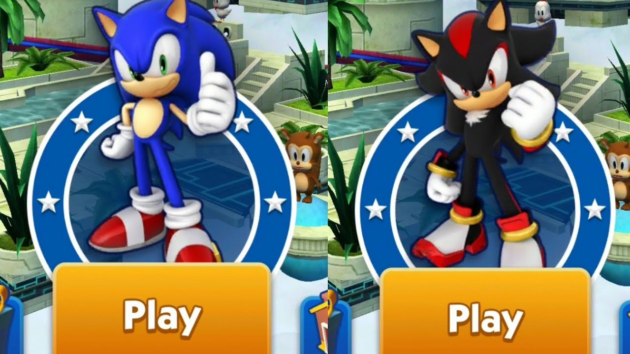 sonic dash shadow sonic dash shadow