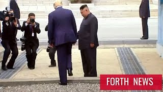 Trump Crosses Dmz And Meets Kim Jong Un