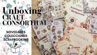 Unboxing Scrapbooking Supplies - New Collections @craftconsortium