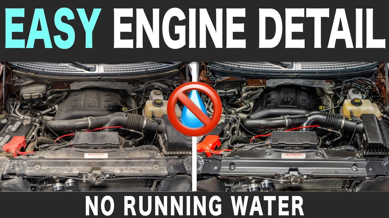 Engine Bay Cleaning Engine Motor Room Treatment Automobile Engine