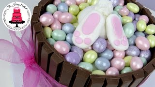 EASY Easter Bunny Kit Kat Cake With Mini Eggs! - How To With The Icing Artist
