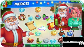 Merge Christmas: Home Design (ATG) Android, iOS Gameplay screenshot 1