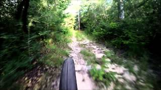 Mountain Biking in the woods with Go Pro