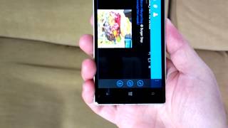 Demo of rotation issue on Lumia Denim....