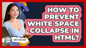 How To Prevent White Space Collapse In HTML?