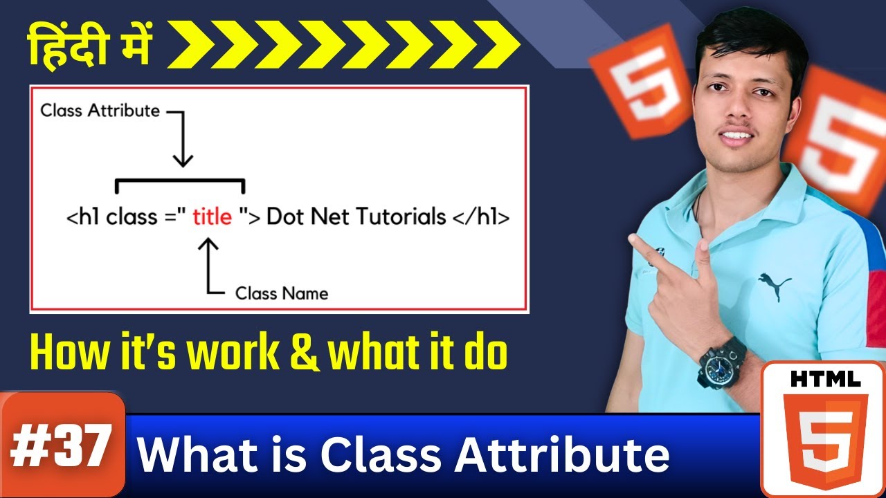 Ep. 37 || What is Class in HTML Full Explanation with Examples - YouTube