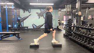 2 DB Deficit Split Squat