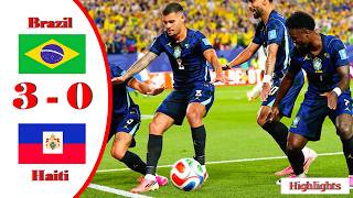 Brazil vs Haiti 3-0 Highlights & All Goals - Brazil Haiti