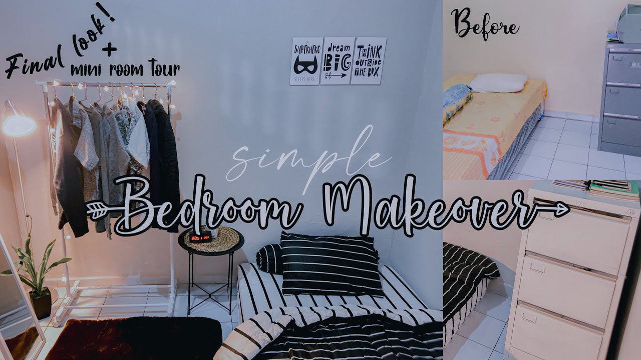 ROOM MAKEOVER 2020 | Monochrome | small room tour 3x3M (low budget) ~ Part.2(FINAL PART) eps.02