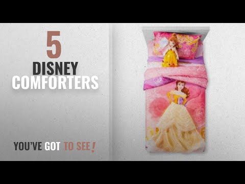 top-10-disney-comforters-[2018]:-princess-beauty-and-the-beast-twin-microfiber-comforter