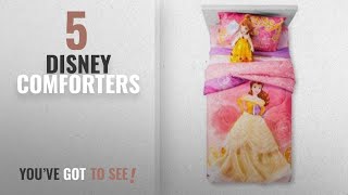 Top 10 Disney Comforters  [2018]: Princess Beauty and the Beast Twin Microfiber Comforter screenshot 4