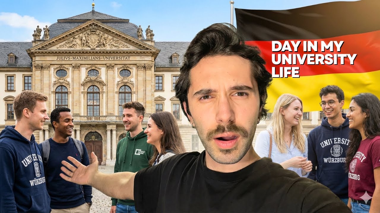 A REAL DAY IN MY GERMAN UNIVERSITY 🇩🇪 — THIS IS WHAT COLLEGE LOOKS LIKE