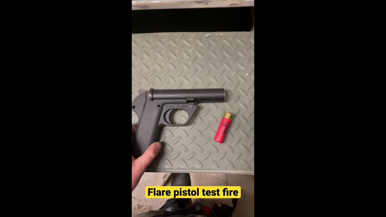 Flare Gun Test Firing