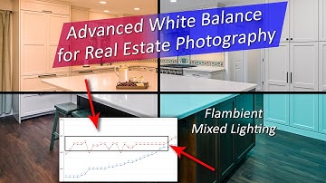 Accurate white balance for real estate photography