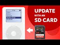 Easy update ipod classic 4th generation with sd card