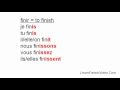 French Regular IR Verbs - YouTube