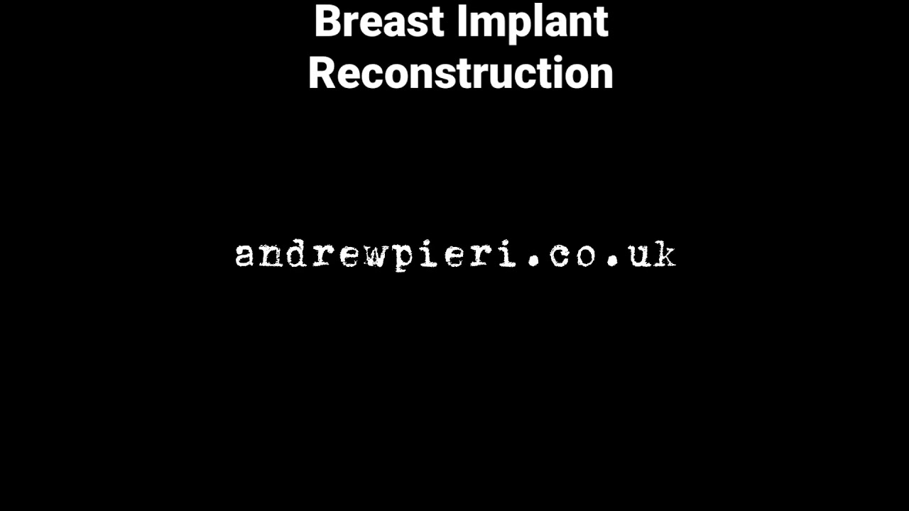 Double mastectomy and breast implant reconstruction