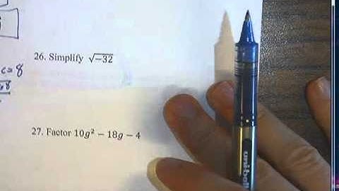 SPHS Pre-AP Algebra 2: Unit 4 Test Review (3)