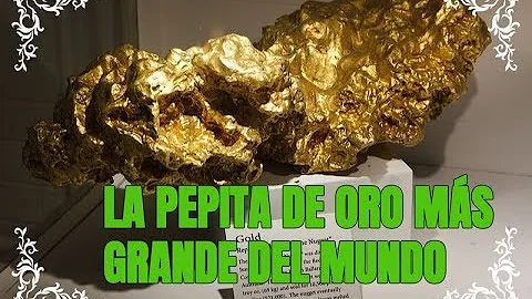 ¿Cuál es la pepita de oro más grande encontrada en Estados Unidos?