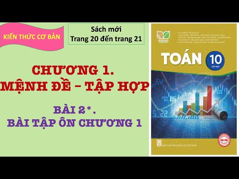 Video Bài 2*. Ôn tập chương 1| Toán 10(sách... - YouTube