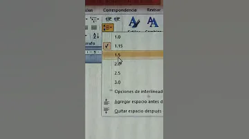 Como Poner INTERLINEADO En WORD 