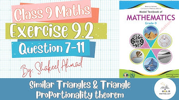 Class 9 Maths Chapter 9 Exercise 9.2 Questions 8,9,10,11 | National Book Foundation | Federal Board