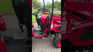 Demogerät abzugeben - Tym T265 Allradtraktor mit Frontlader und Schaufel und OPG Schutzbügel.