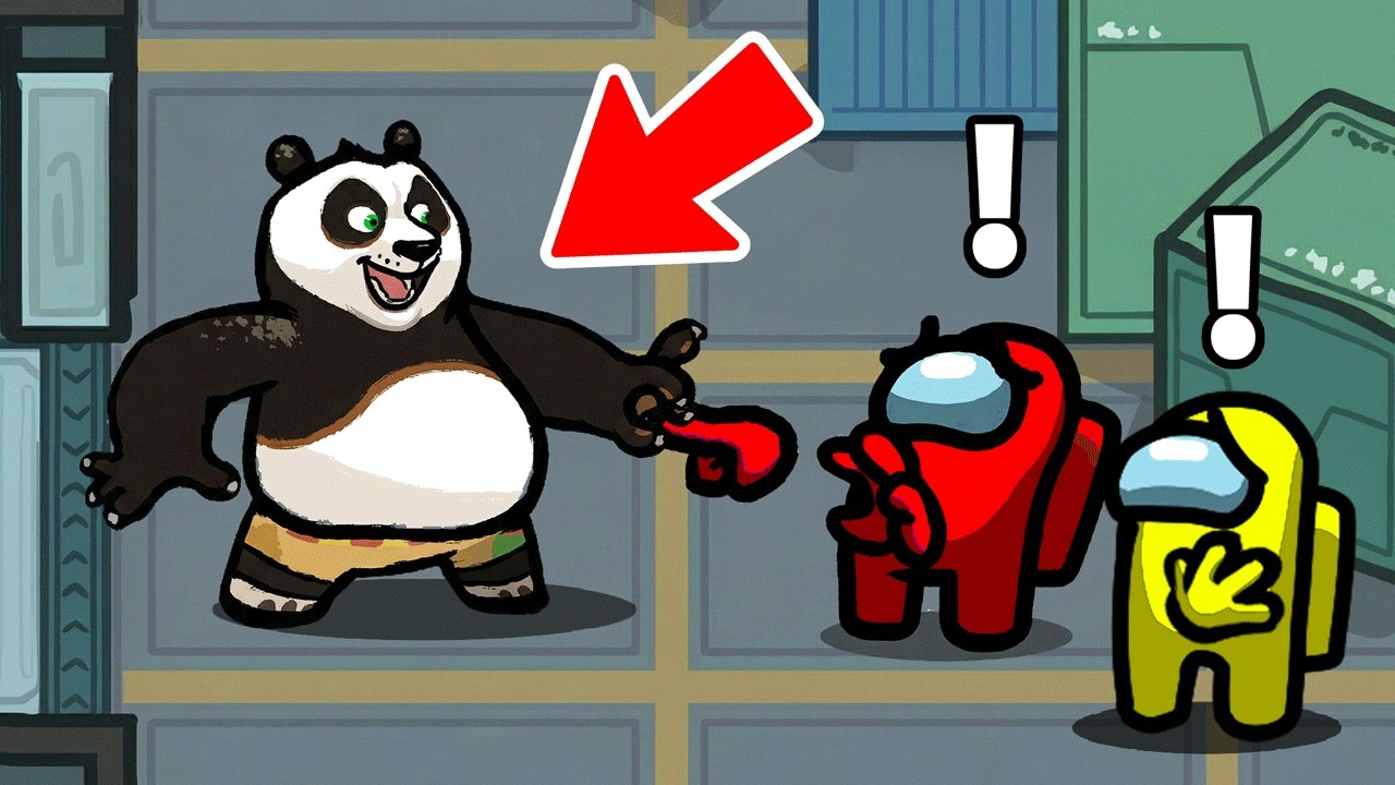 I Added KUNG FU PANDA in Among Us