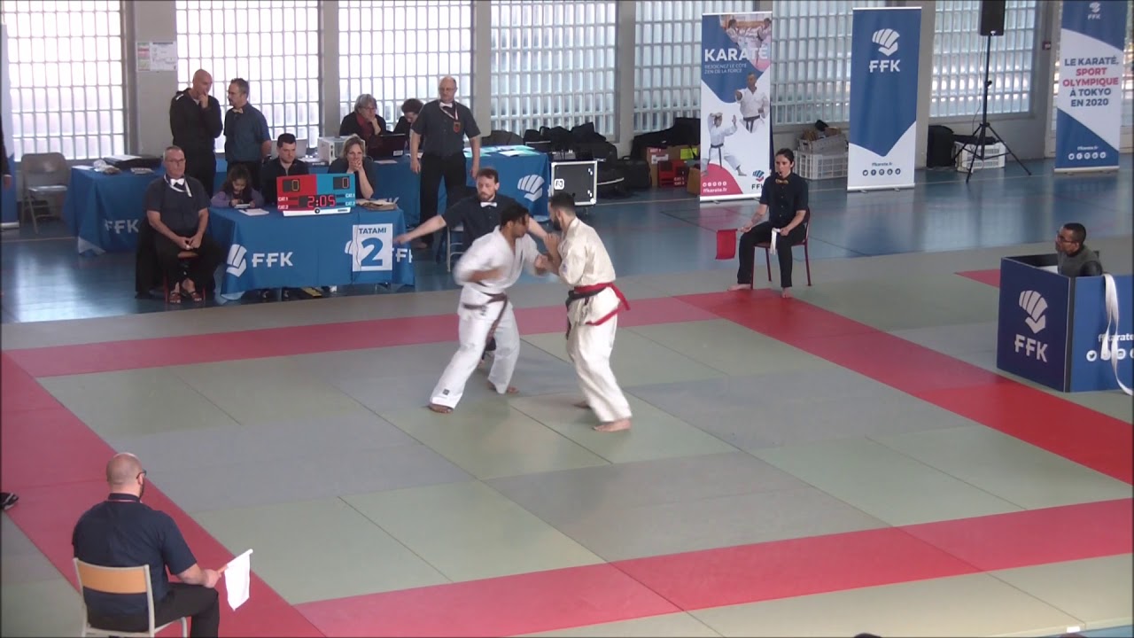 Thierry Nebleza Vs Suleyman Hassouni 80kgs H Coupe De France 2018 Kyokushinkai Youtube