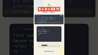 5 + 3 = 53! The #1 beginner trap in Python