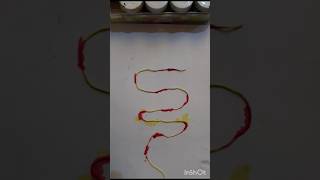 Magic with Thread! Easy Art 🎨 #Shorts Satisfying DIY Thread Painting Tutorial 💫 Art Beats #art 🧶🧵