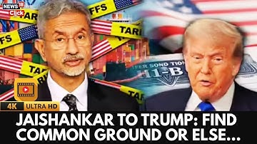 Jaishankars strenge boodschap aan Trump | India trekt rode lijn vanwege tariefspanningen | Trump ...