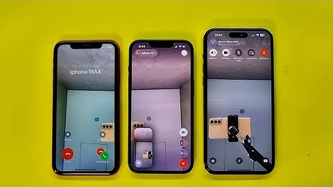 Incoming Call Three FaceTime Video IPhone 11, IPhone 13, IPhone 14Pro Max