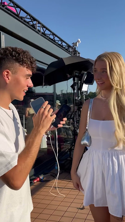 showing my song to random people at a festival