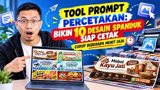 BIKIN 10 DESAIN SPANDUK SIAP CETAK CUKUP BEBERAPA MENIT SAJA