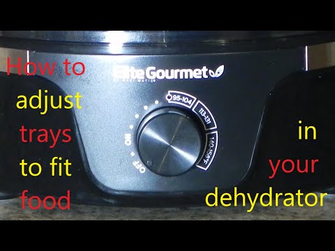 Elite Gourmet 5-Tier Food Dehydrator with Adjustable Temperature Dial
