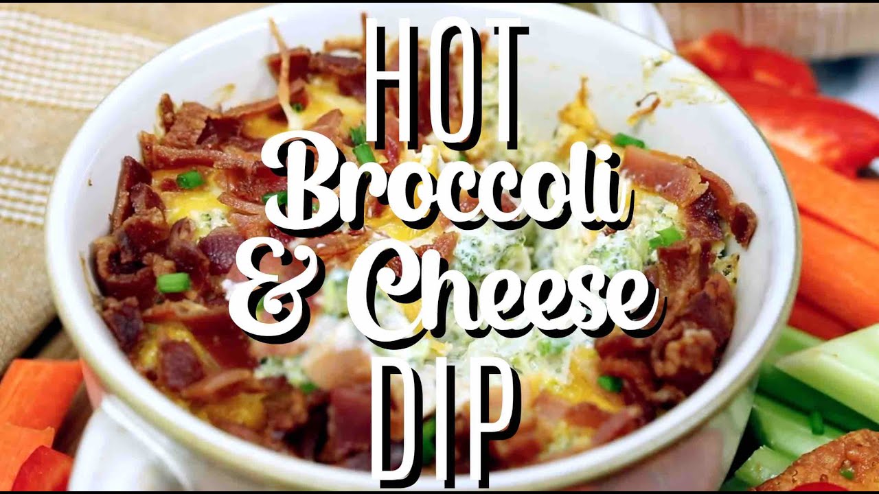 Hot Broccoli Cheese Dip Recipe YouTube