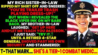 My Sister-in-law Ripped My Shirt Open At The Country Club—until A 4-Star General…