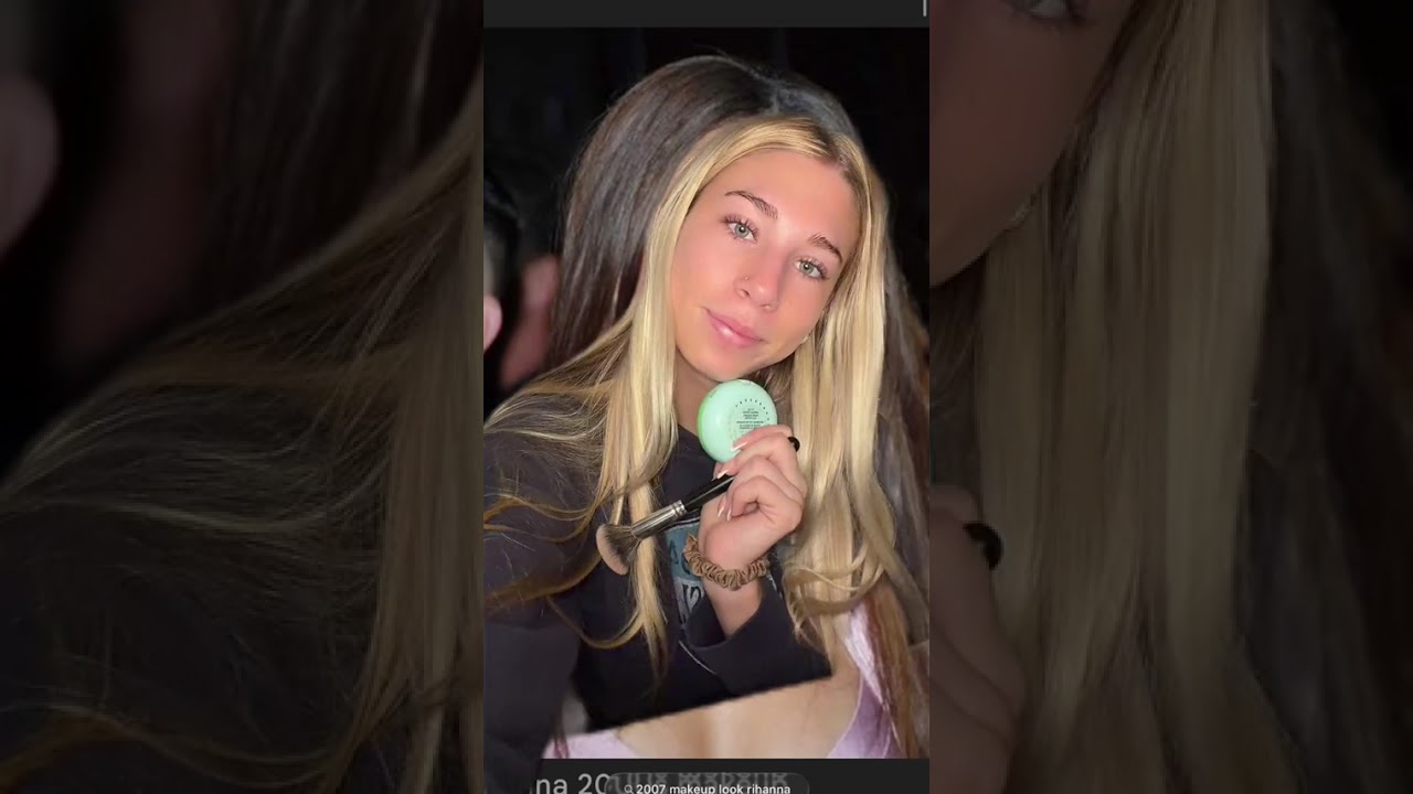 recreating the 2007 makeup look by Rihanna! 