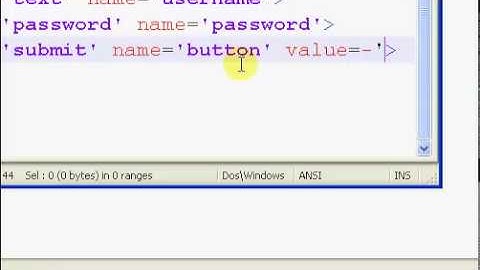 PHP Tutorials // User Login System (Part 1/4)